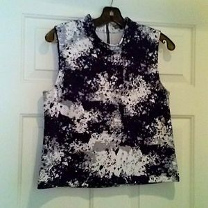 Vince Camuto Mock Neck Sleeveless Top